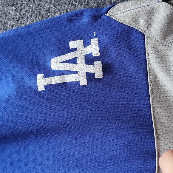 Los Angeles Dodgers Youth Mesh Shorts - Royal - Picture 2 of 3